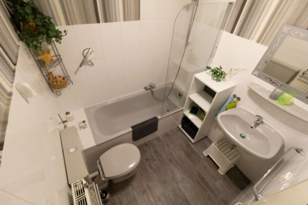 Badezimmer der Ferienwohnung