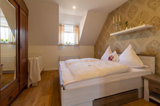 Schlafzimmer I des Ferienhauses